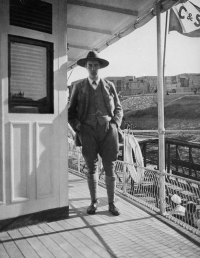 Sightseeing trip along the Nile, aboard the SS Rameses the Third, 1904 by English Photographer